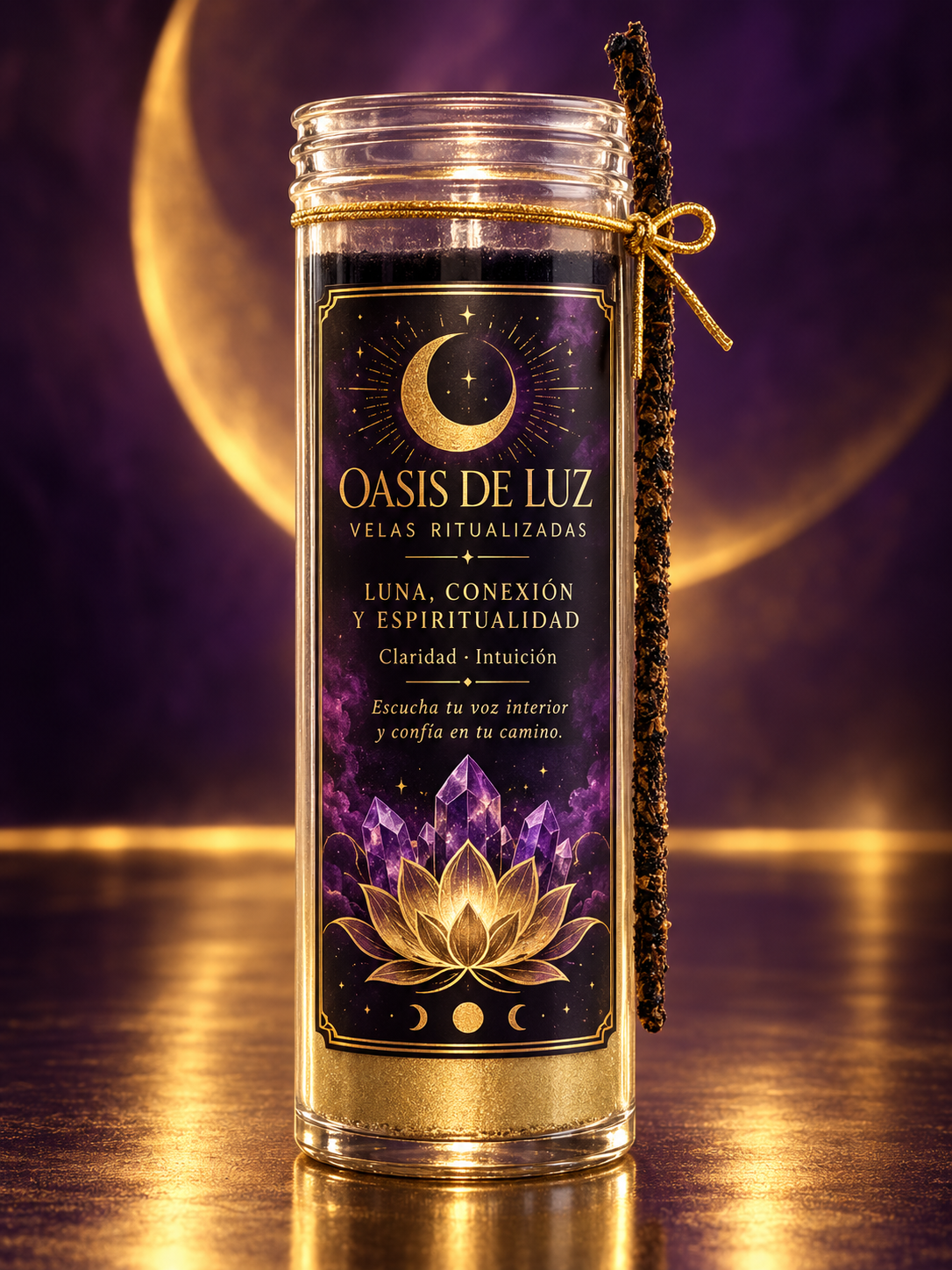 Vela Luna, Conexión y Espiritualidad de Oasis de Luz